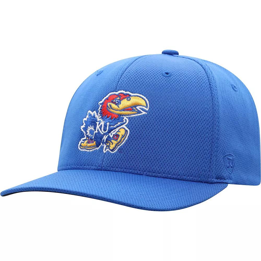 Men's Top of the World Royal Kansas Jayhawks Reflex Logo Flex Hat,  Product Image