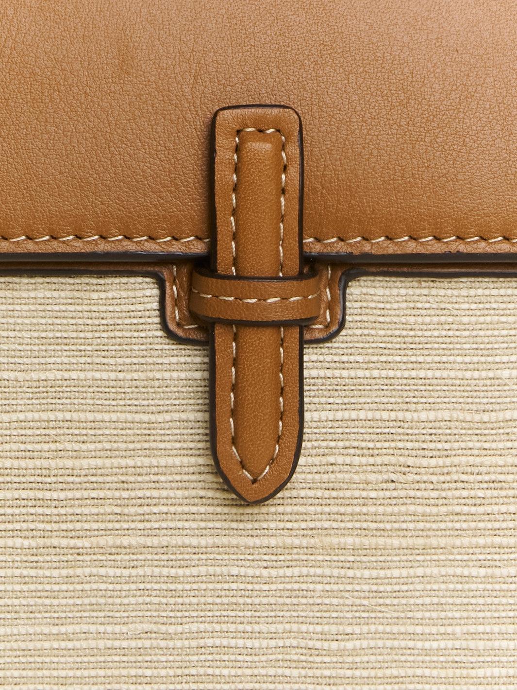 The Small Soft Clutch in Natural Fiber Product Image