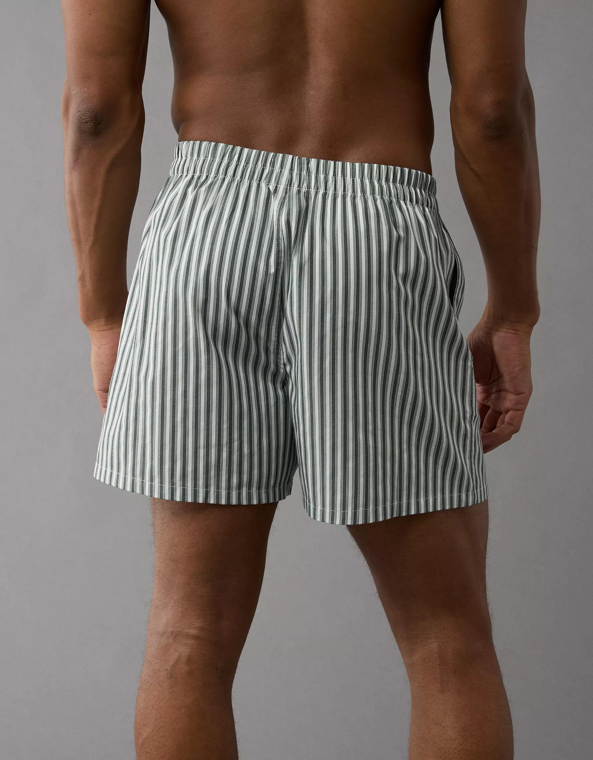 AEO Men's Striped Poplin Pocket Boxer Short Product Image