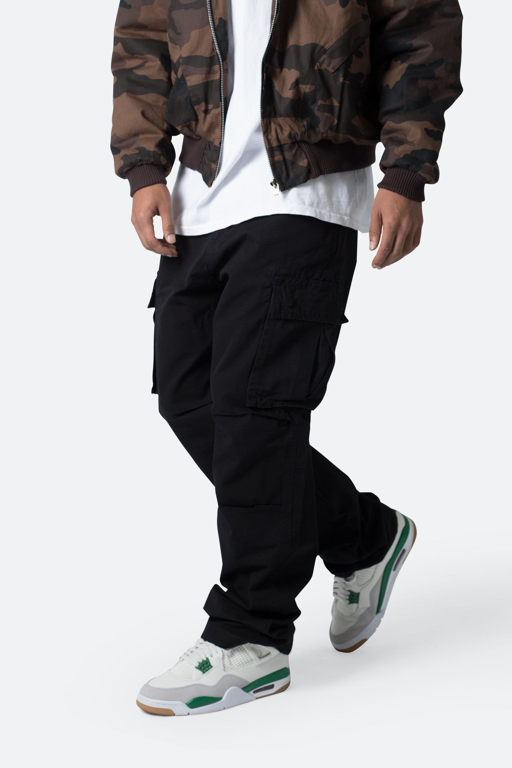 Ultra Baggy Vintage Cargo Pants - Black Product Image