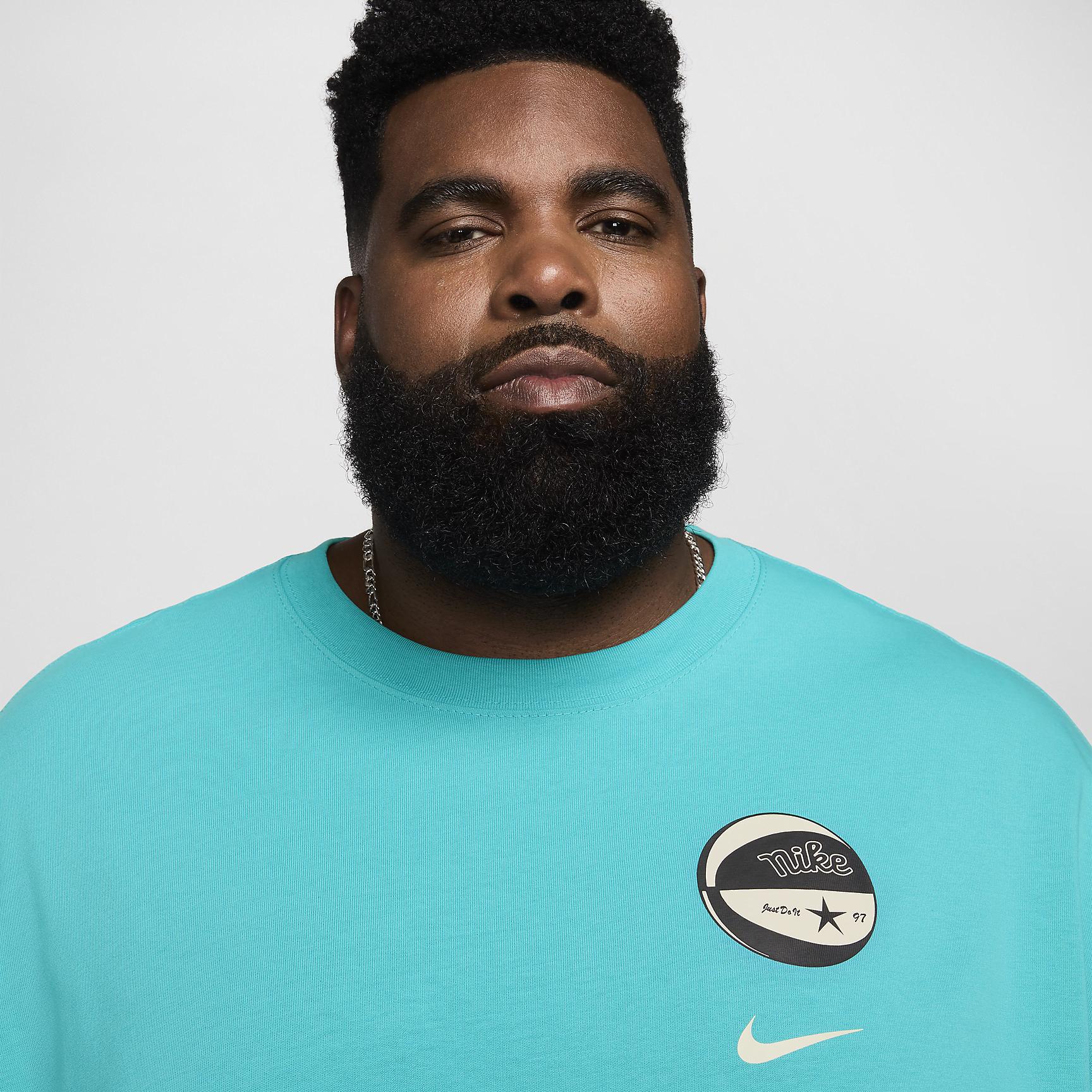 Nike Mens Max90 Basketball T-Shirt | FV8394-345 Product Image