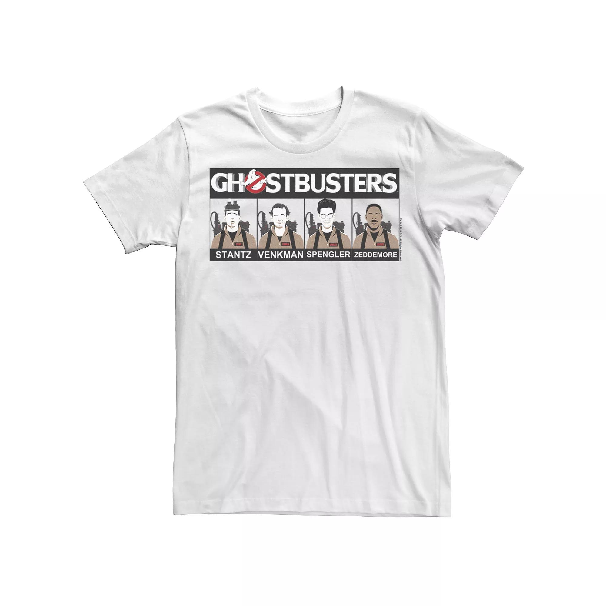 Big & Tall Ghostbusters Group Shot Line Up Tee, Men's,  Product Image