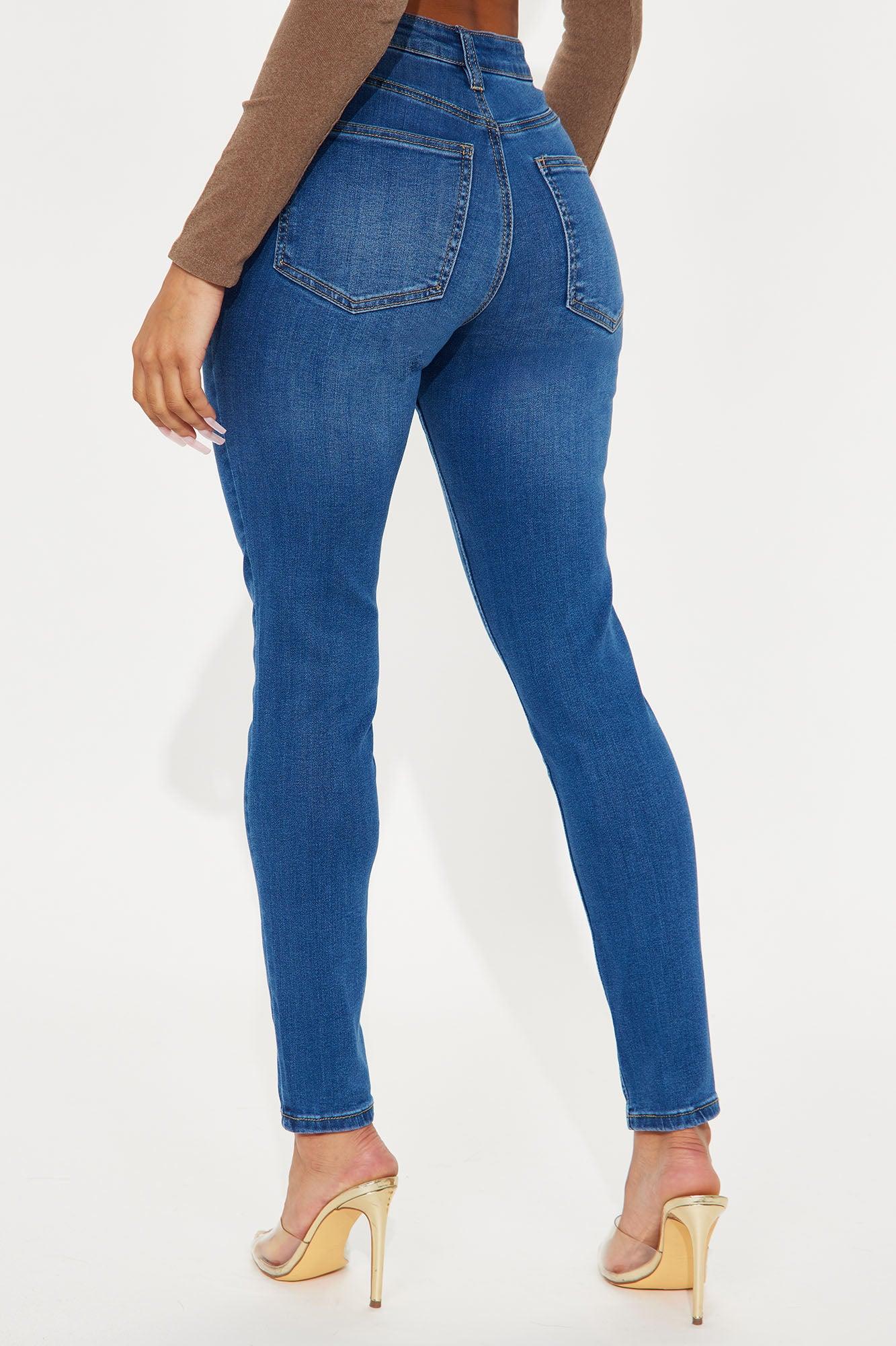Classic Premium High Rise Skinny Jeans - Medium Wash Female Product Image