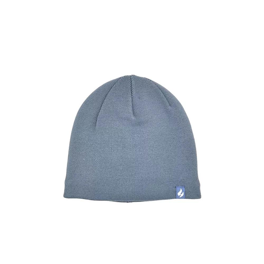 Women's Heat Holders Heatweaver Lined Flat Knit Beanie, Cloud Gray Product Image