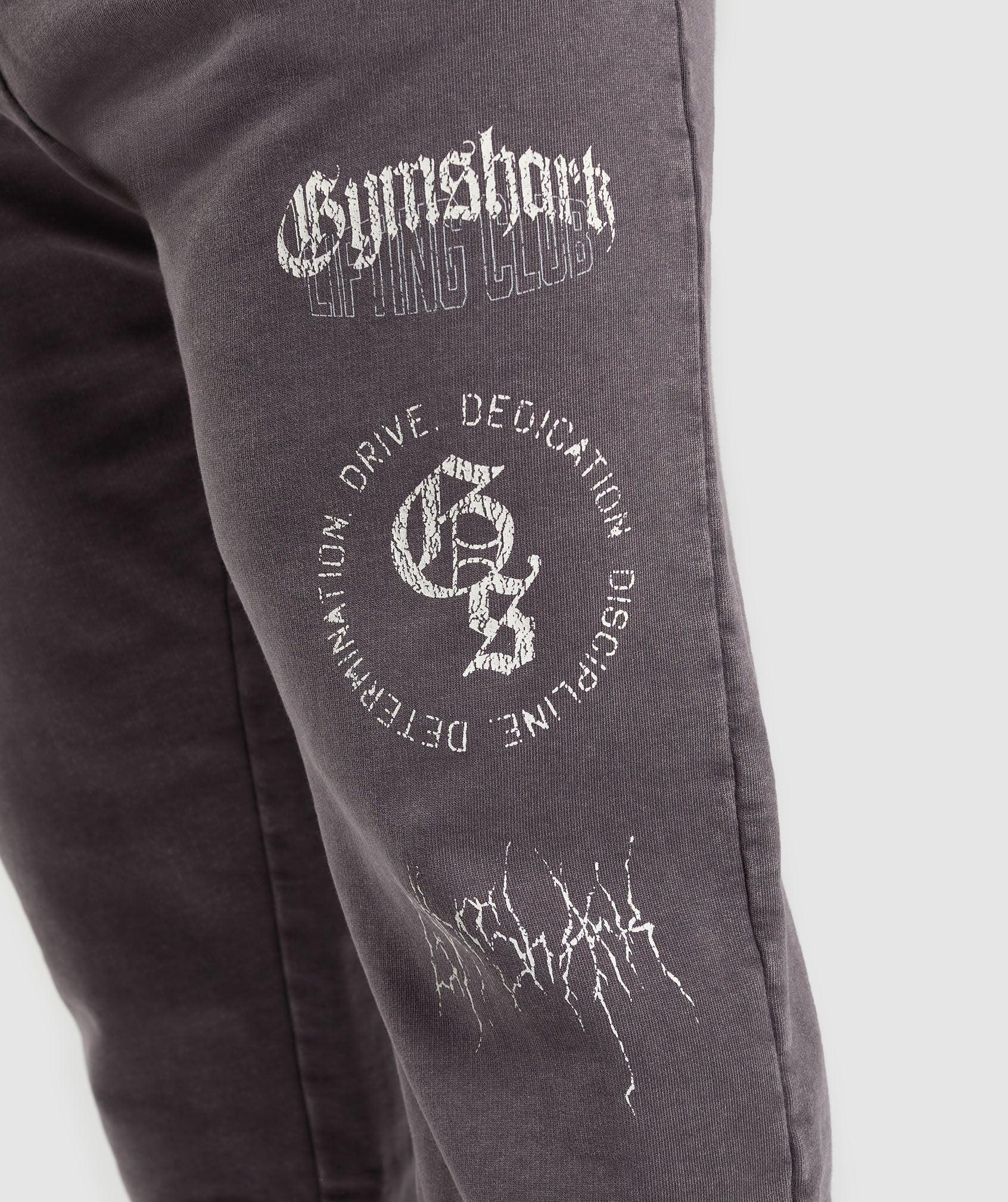 Distressed Graphic Joggers Product Image