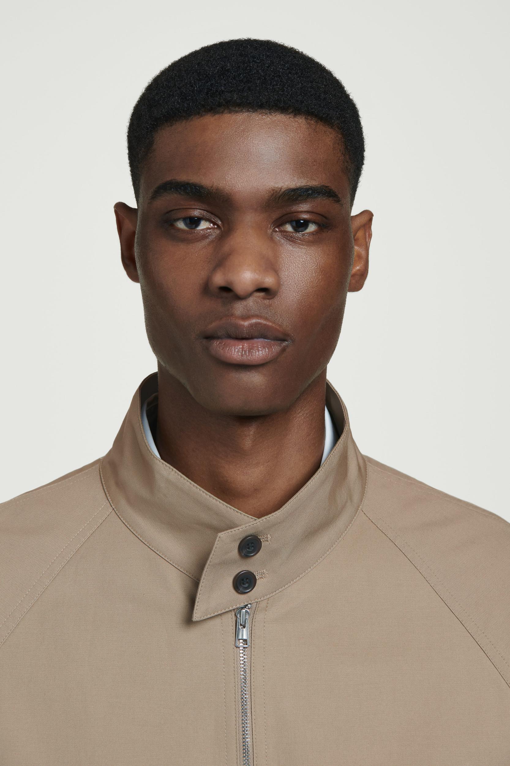 WATER-REPELLENT HARRINGTON JACKET Product Image