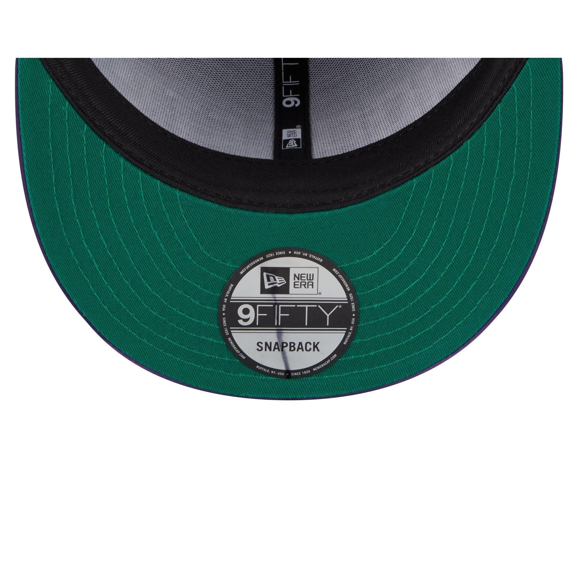 Charlotte Hornets Satin Pin 9FIFTY Snapback Hat Male Product Image