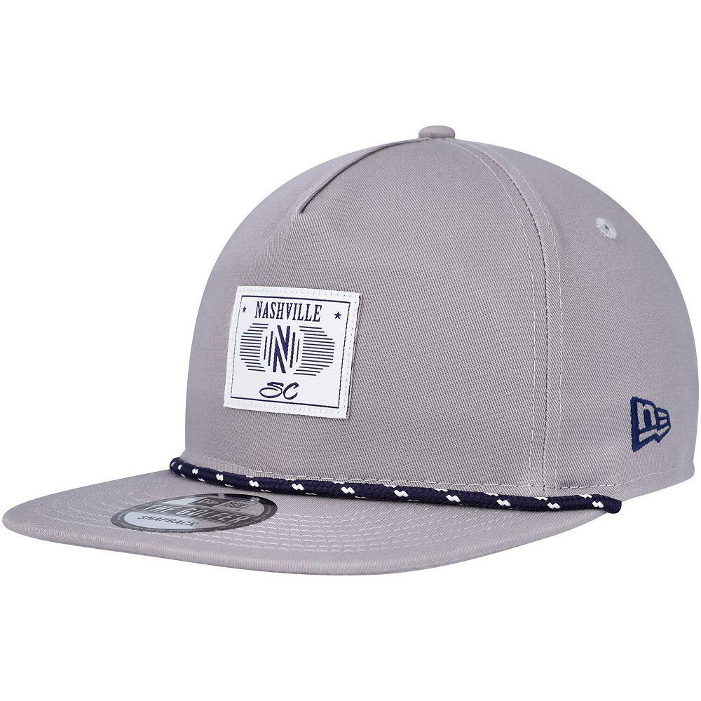 Men's New Era Gray Nashville SC Patch Golfer Adjustable Hat, Mls Grey Product Image