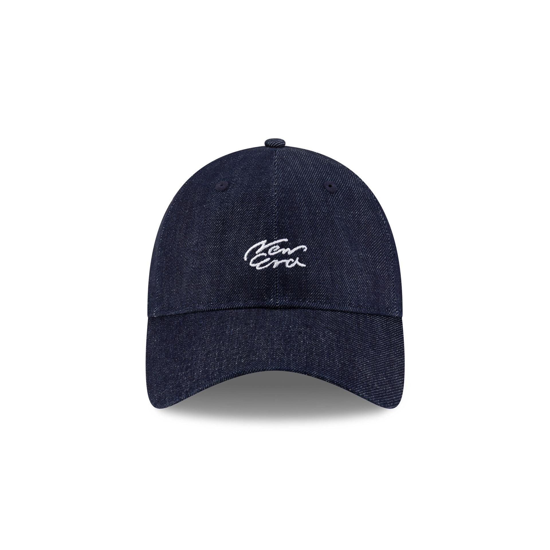New Era Cap Handwritten Indigo Denim 9TWENTY Easy Snap Hat Male Product Image