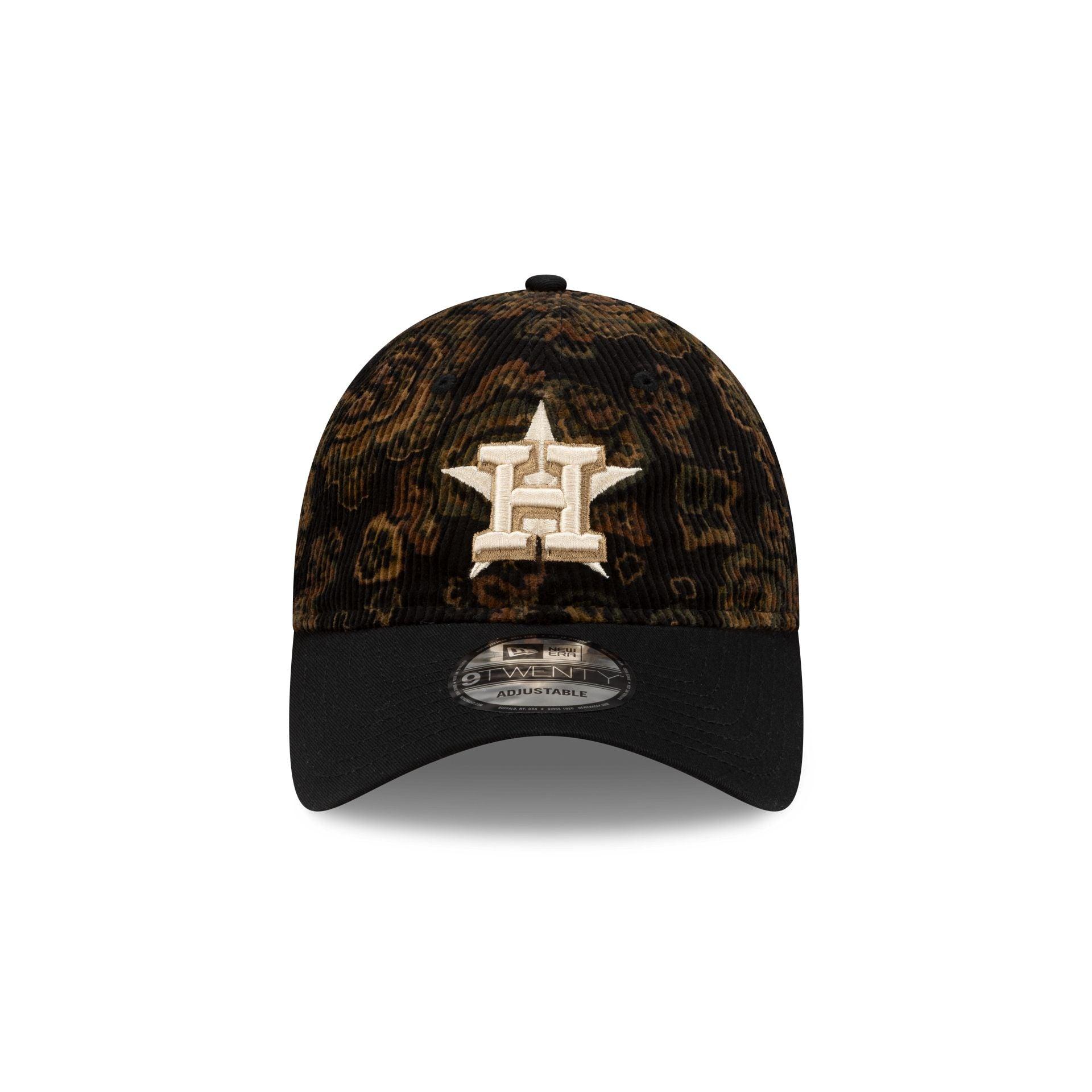 Houston Astros Three Looms Floral Corduroy 9TWENTY Adjustable Hat Male Product Image