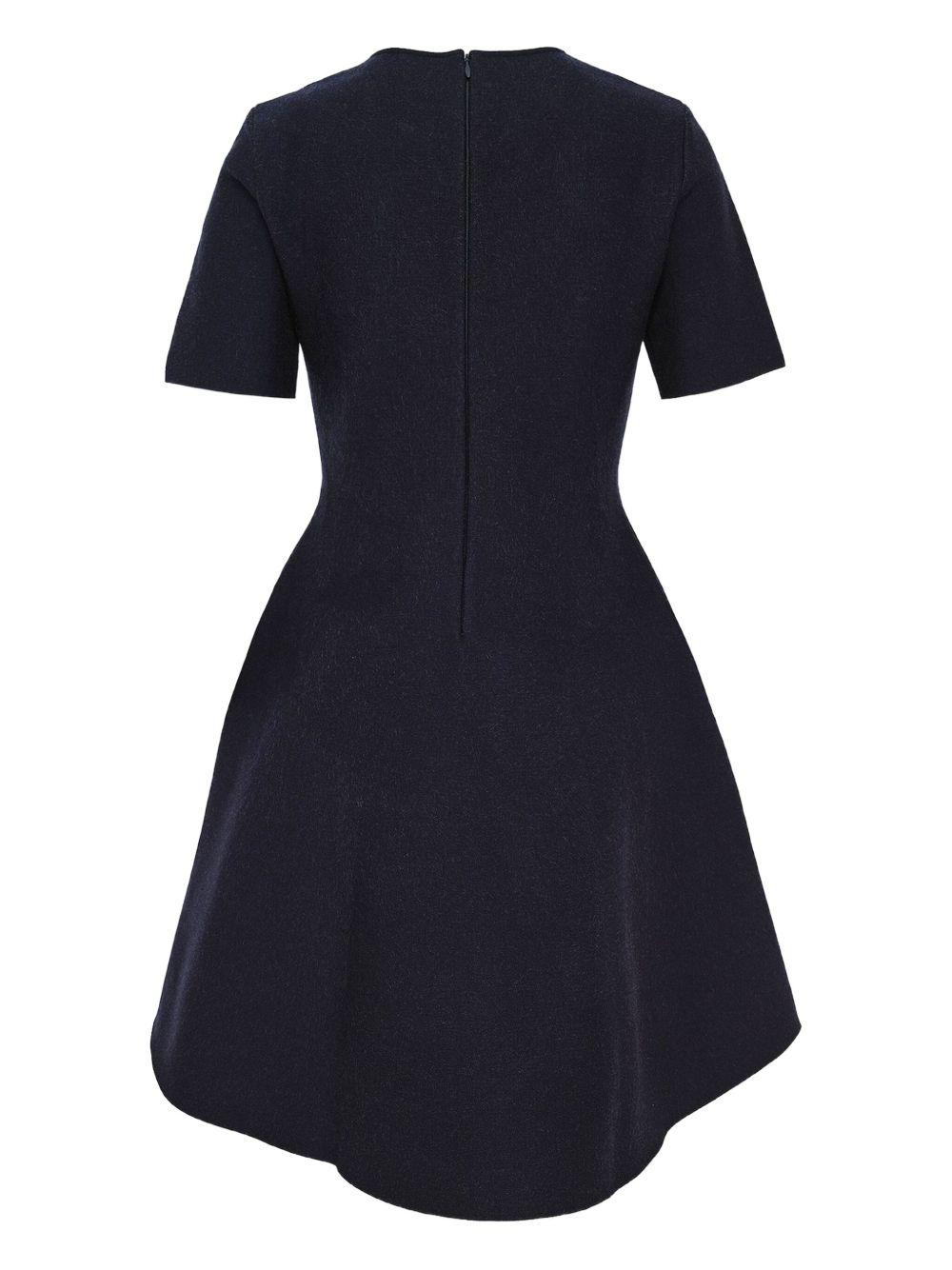 floral-embroidered short-sleeve mini dress Product Image