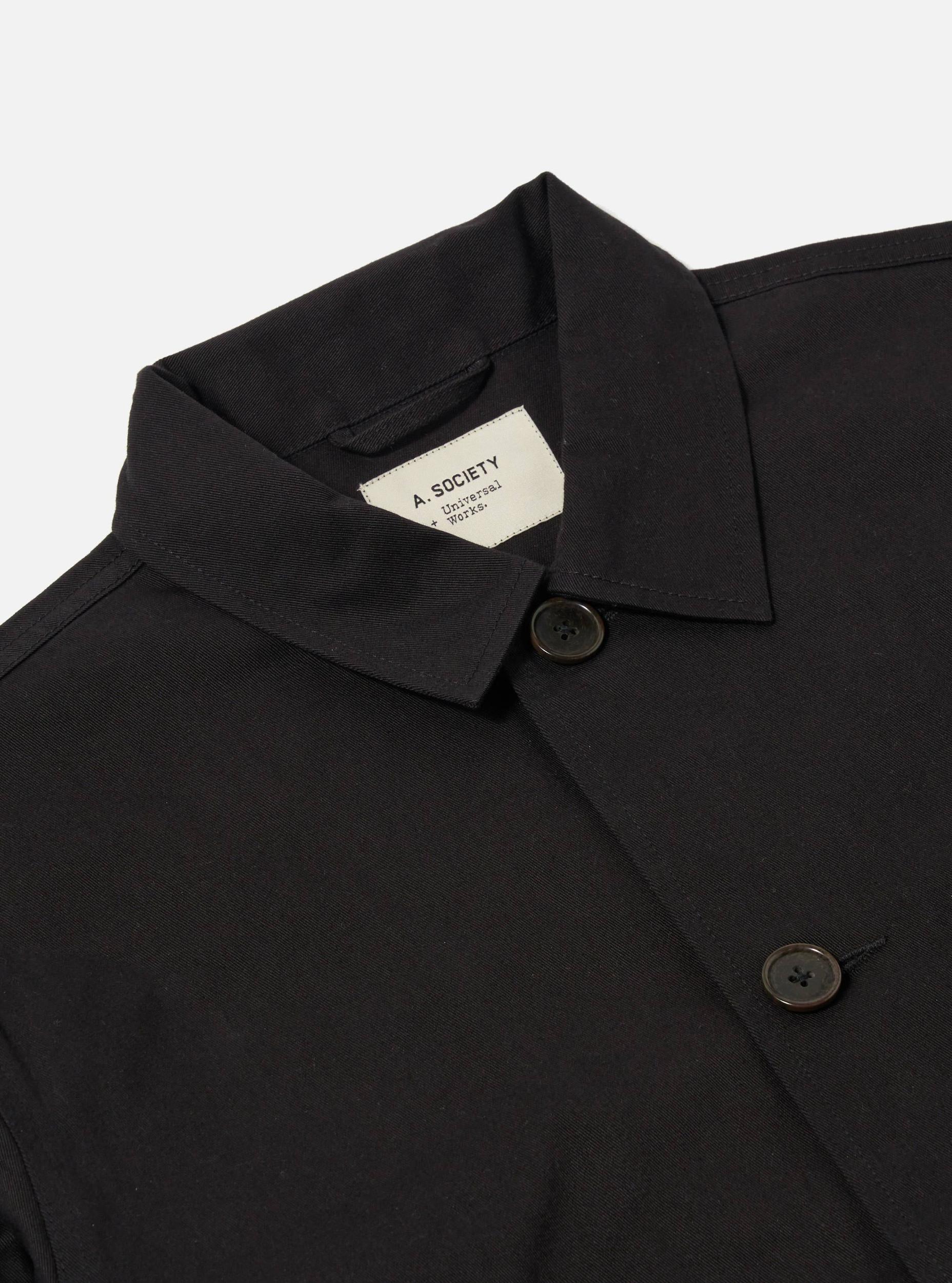A. SOCIETY x Universal Works Black Twill Starline Jacket Product Image
