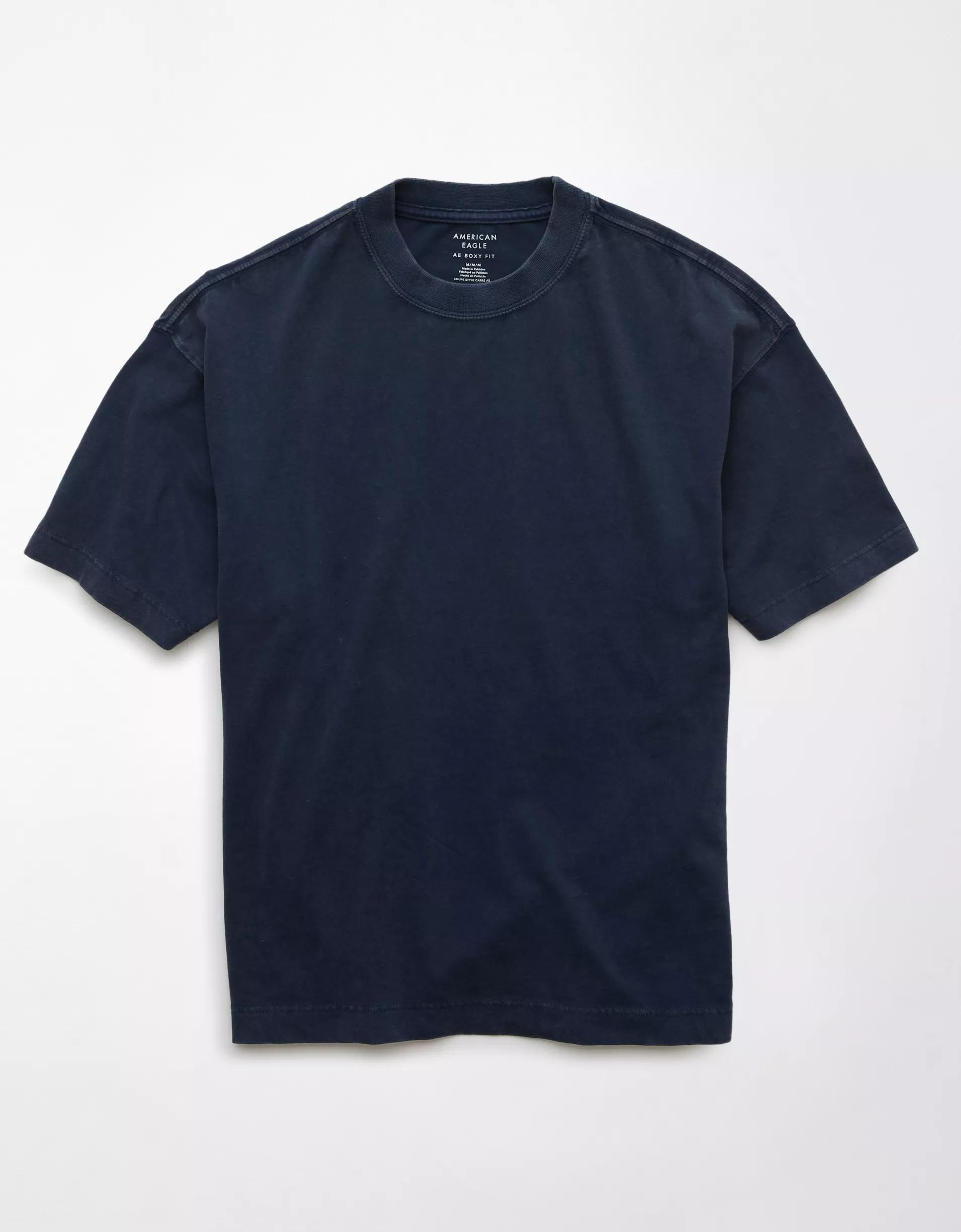 AE Boxy Sueded Jersey T-Shirt Product Image