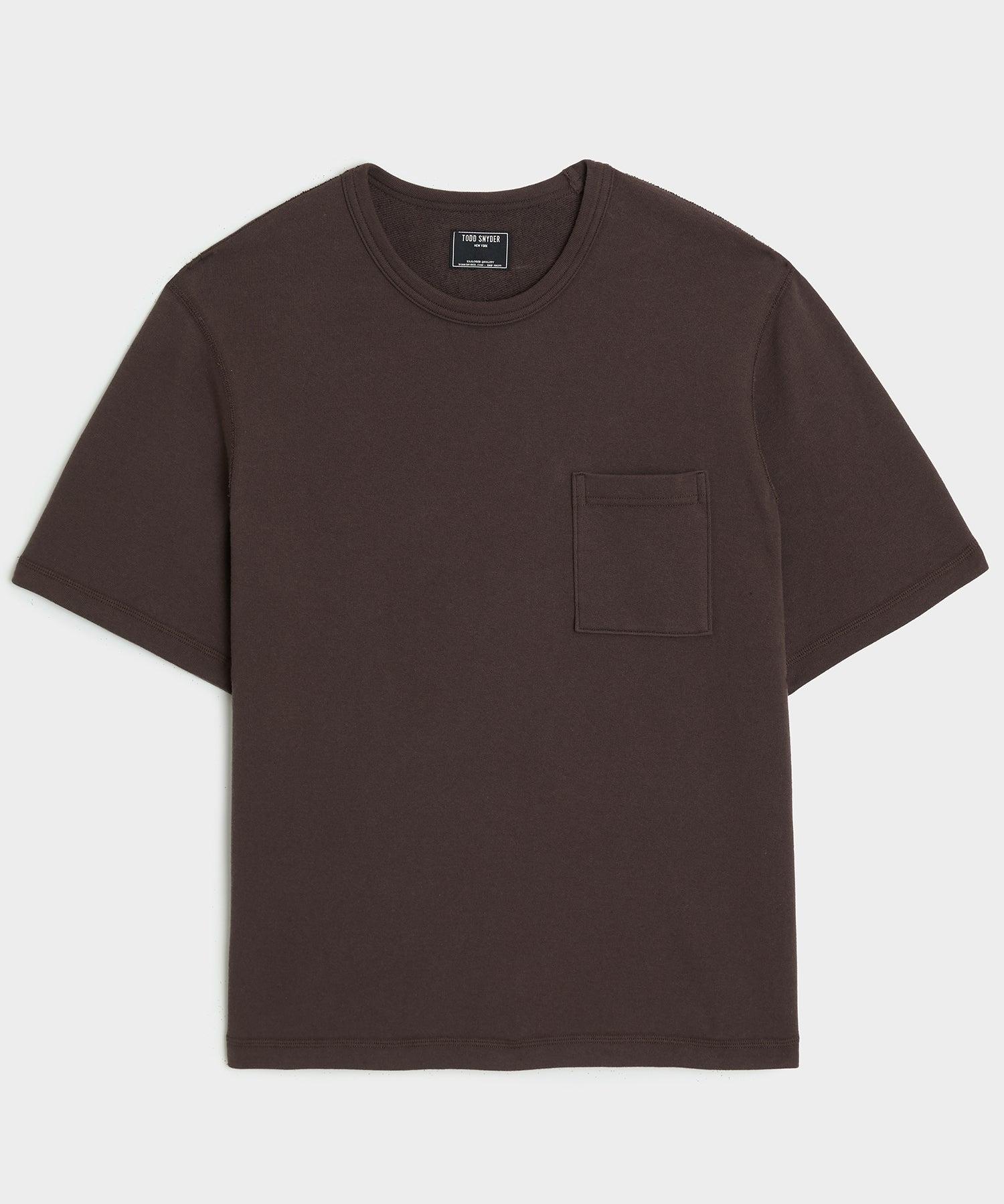 Lightweight Terry Cloth Short-Sleeve Sweatshirt Product Image