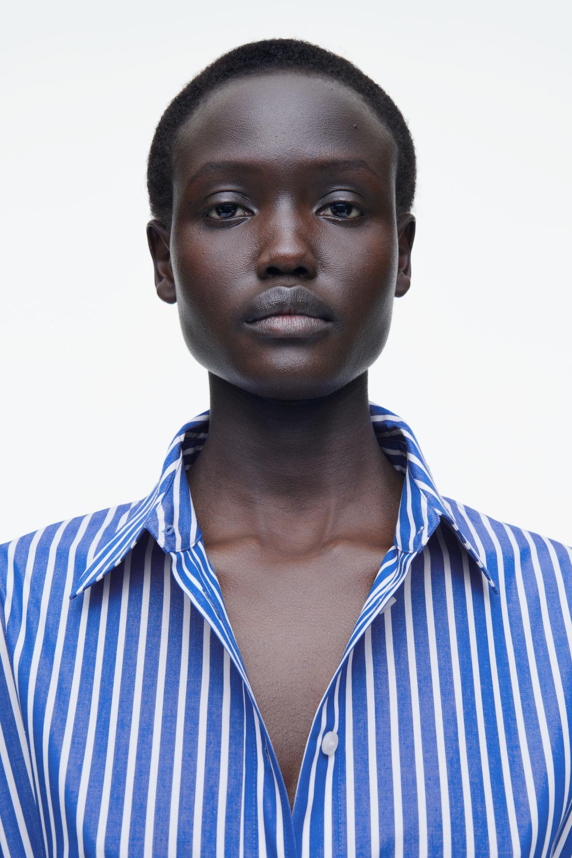 RELAXED COTTON SHIRT DRESS Product Image