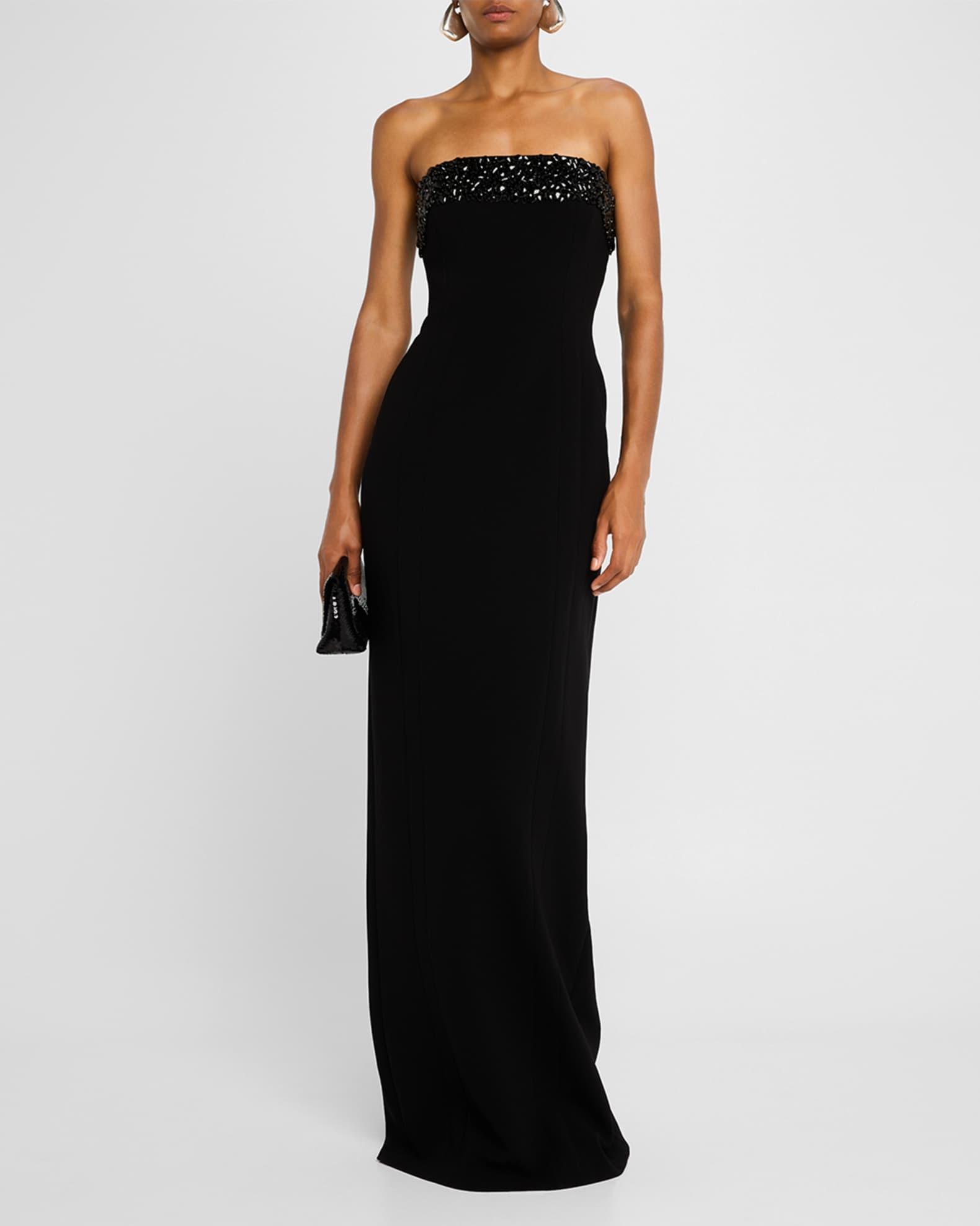 Elizabeth Embellished Strapless Gown Product Image