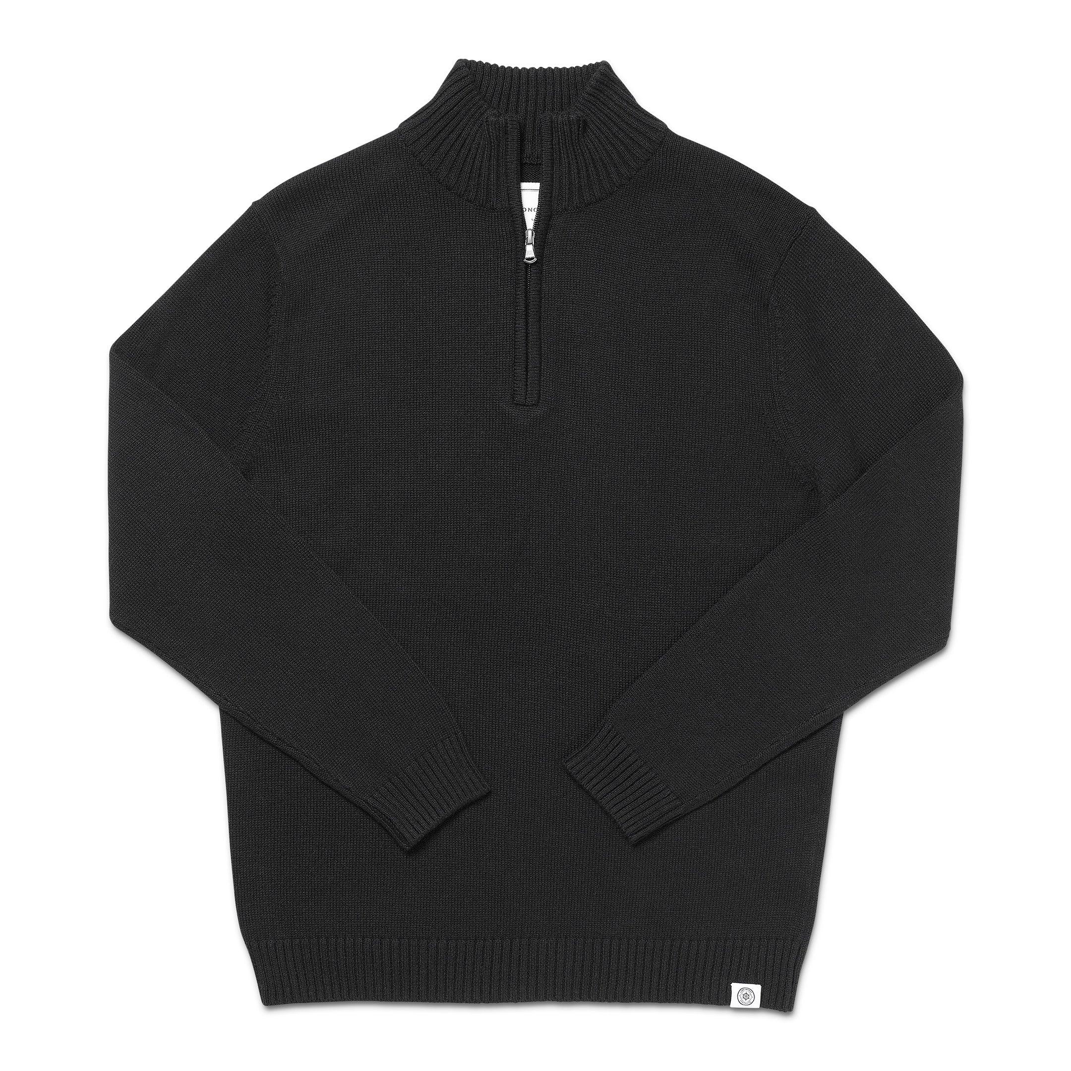 Men's Jersey Stitch Quarter Zip Male Product Image