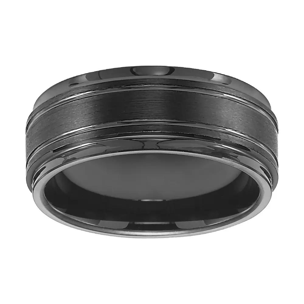 AXL Black Tungsten Carbide 9 mm Comfort Fit Mens Band Product Image