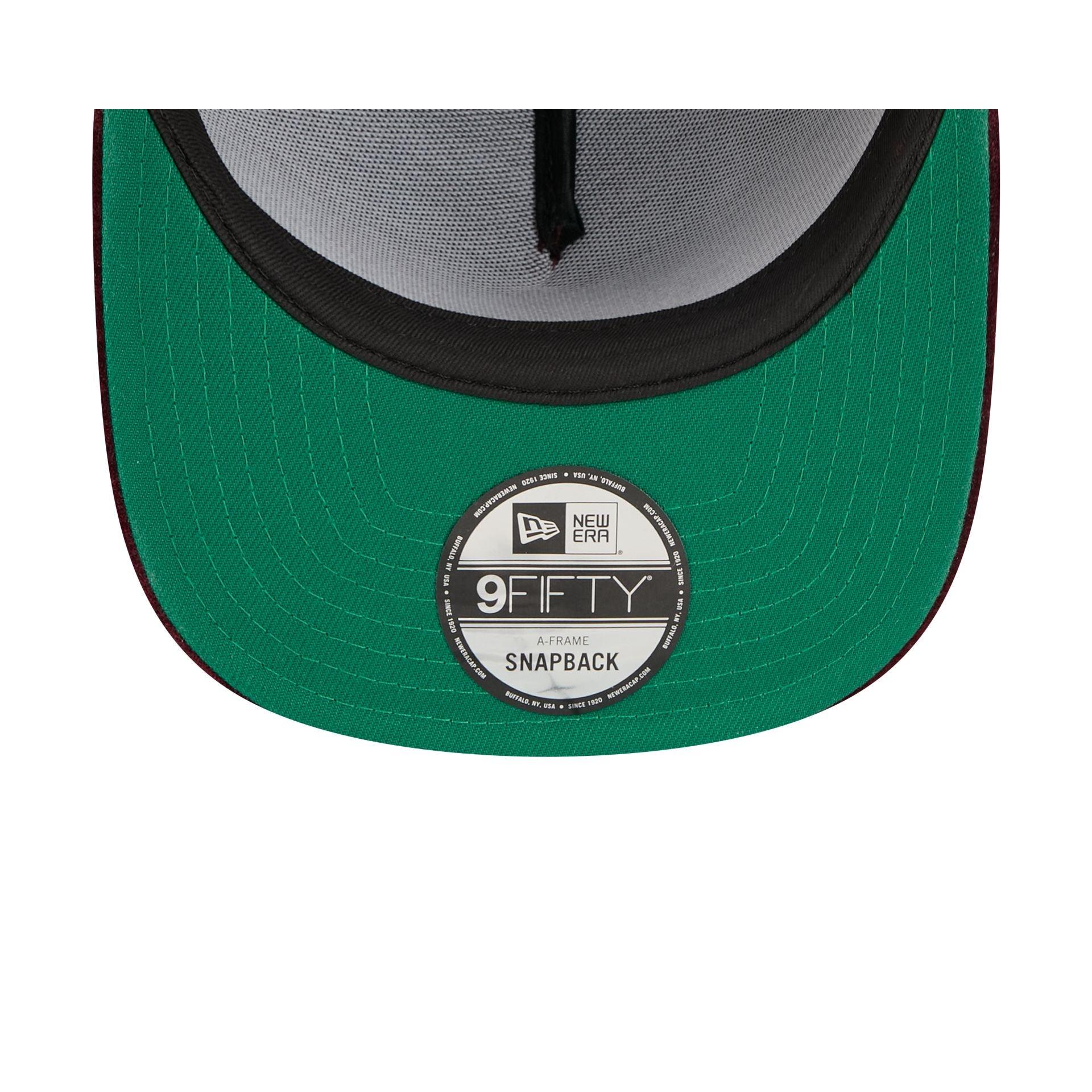 New Era Cap Navy Melton Wool 59FIFTY A-Frame Fitted Hat Male Product Image