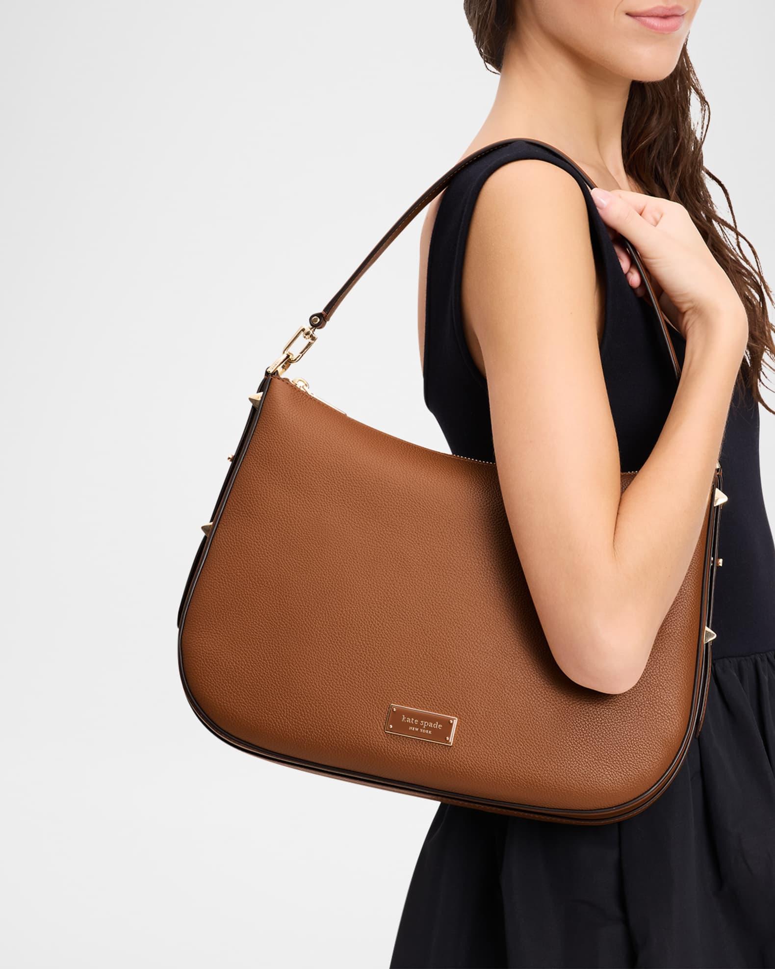 liv large pebbled leather hobo bag Product Image