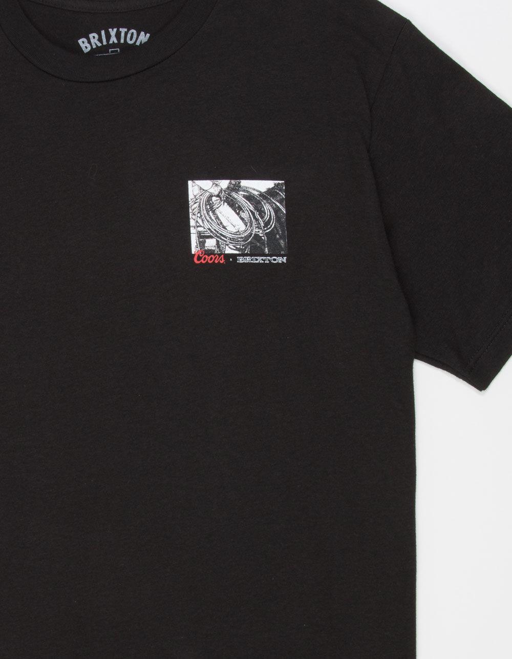 BRIXTON x Coors Range Mens Tee - BLACK Product Image
