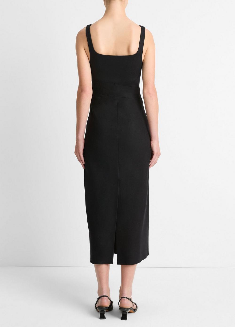 Italian Wool-Blend Column Dress Product Image