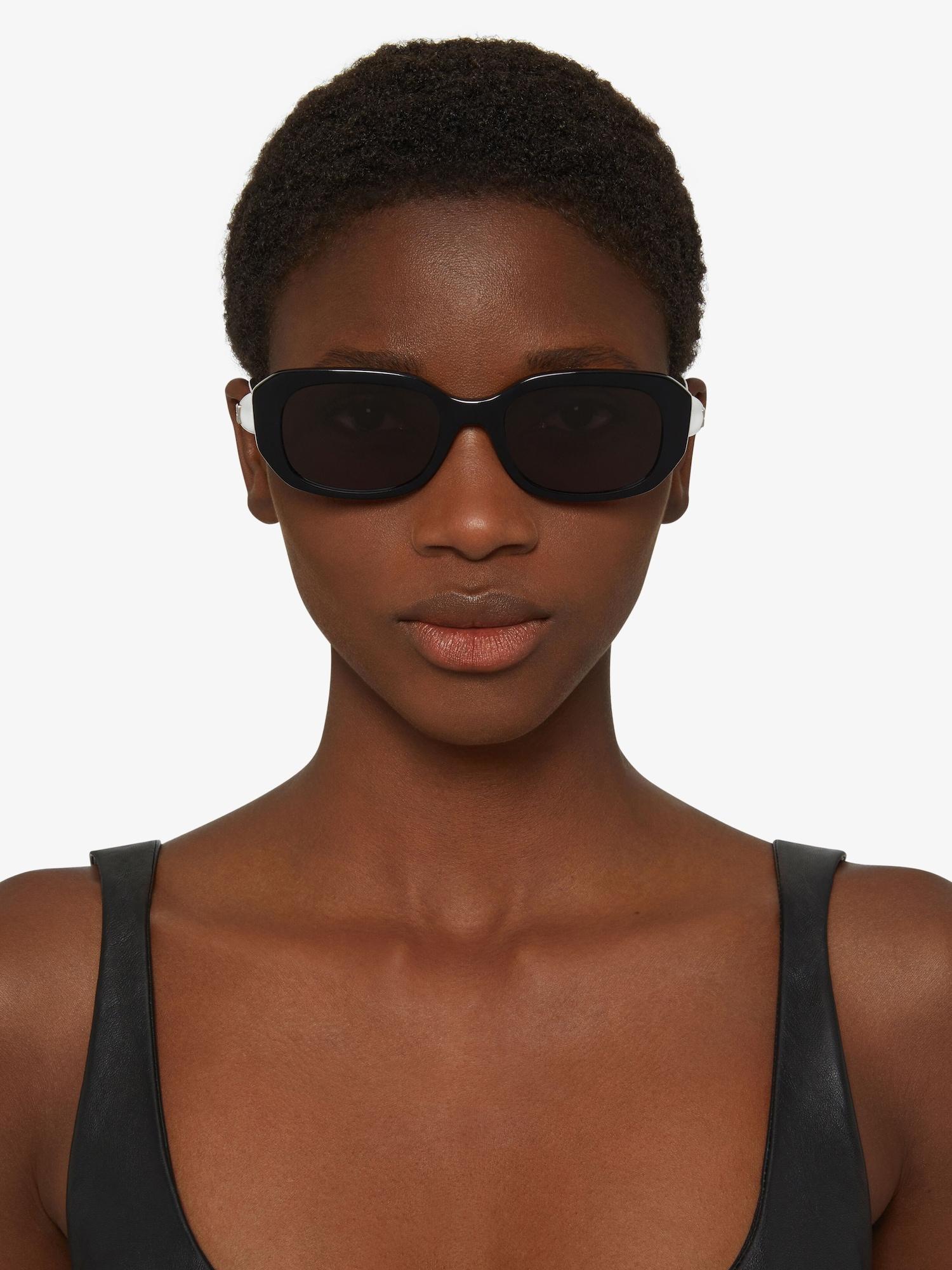 4G Pearl sunglasses in acetate with crystals Product Image