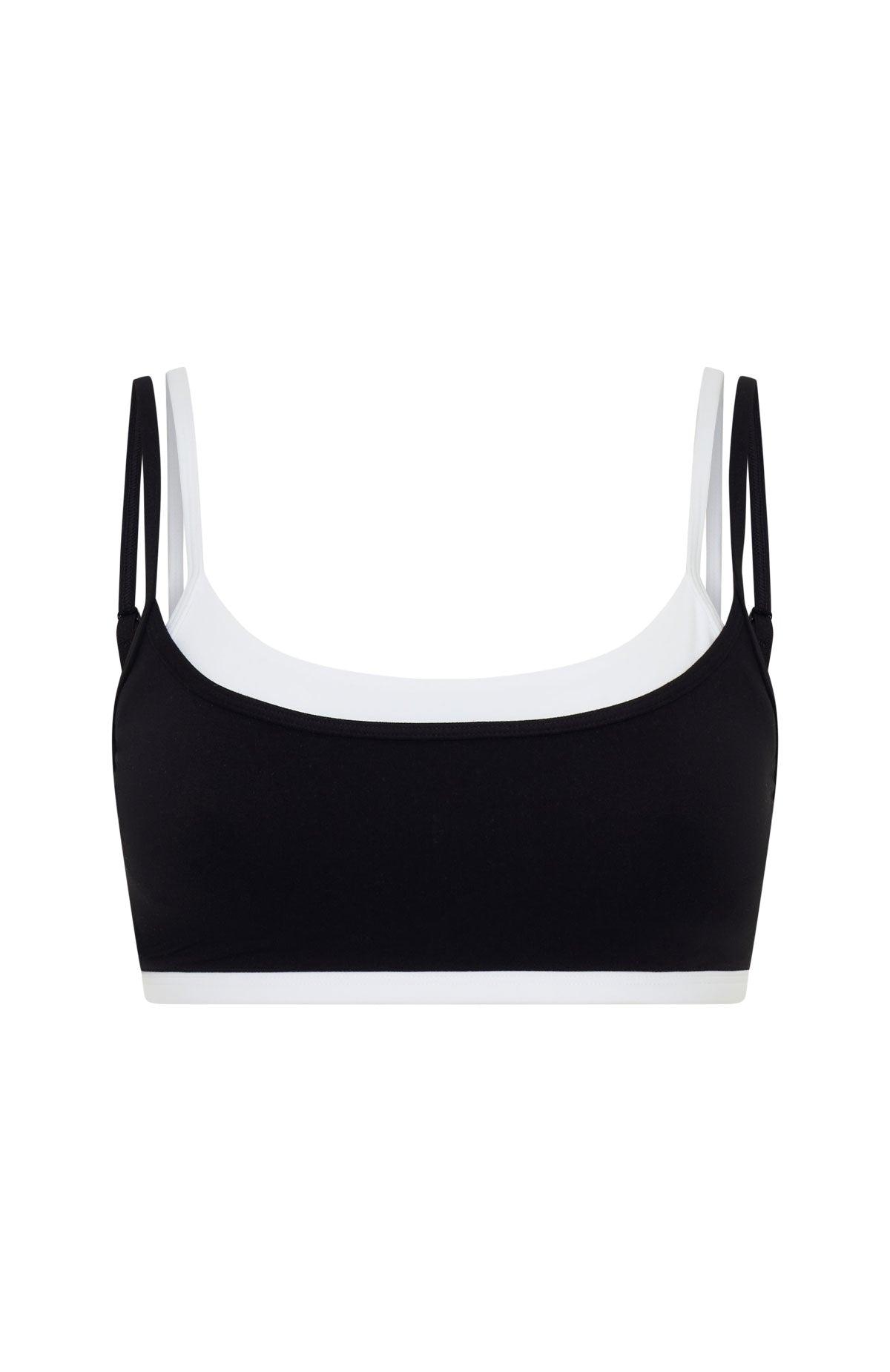 All The Glory Sports Bra Black/White Product Image