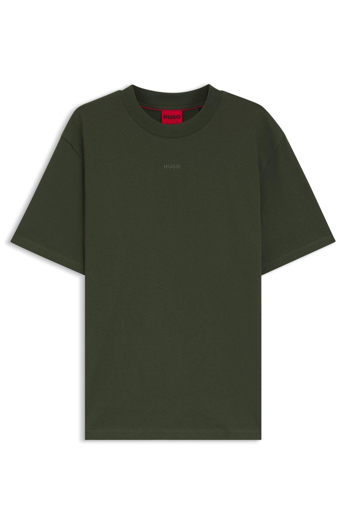 Relaxed-fit cotton-jersey T-shirt with logo print Product Image