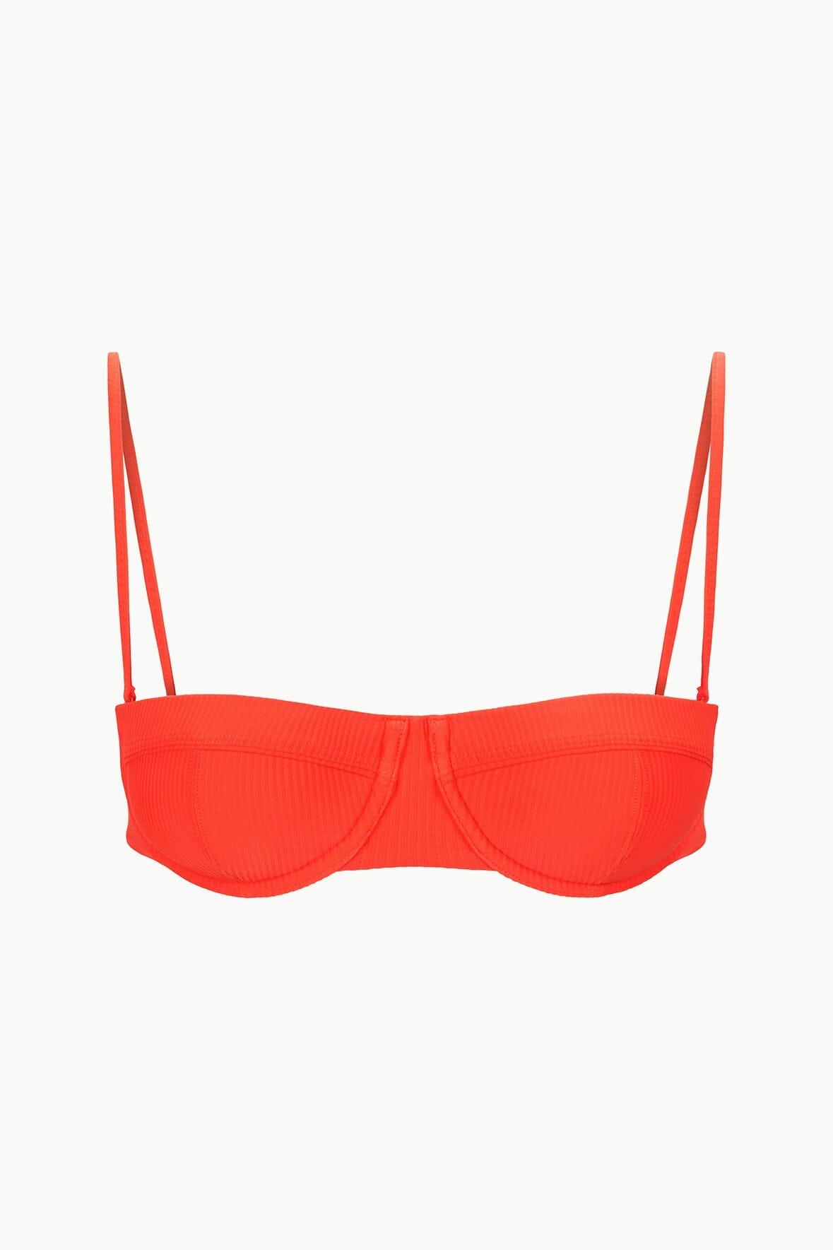 JO BALCONETTE BIKINI TOP | CAYENNE Product Image