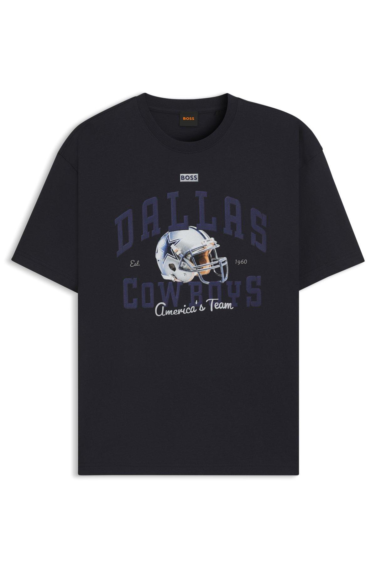BOSS x DALLAS COWBOYS T-shirt with helmet graphic Product Image