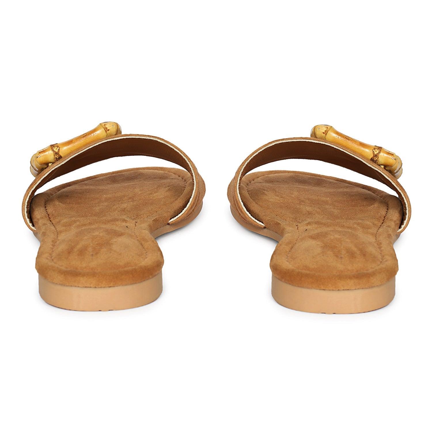 Amsterdam Suede - Cognac Sandals Product Image