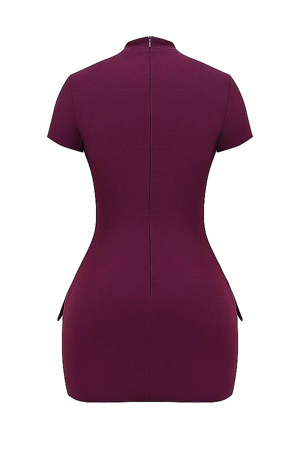 Alia  mulberry mini dress Product Image