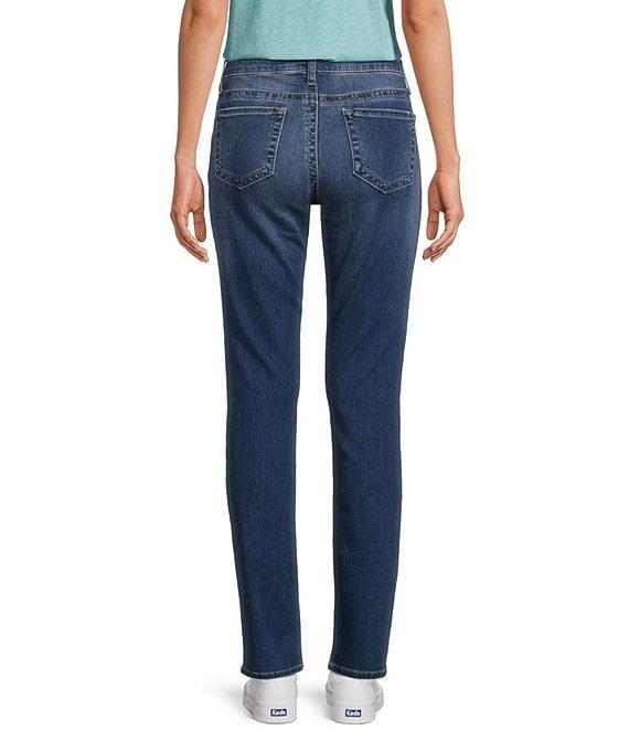KUT from the Kloth Petite Size Stevie Slight Knicking Straight Leg Jeans Product Image