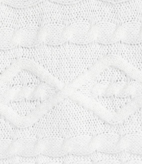 I.N. San Francisco Crew Neck Long Sleeve Cropped Sweater Product Image