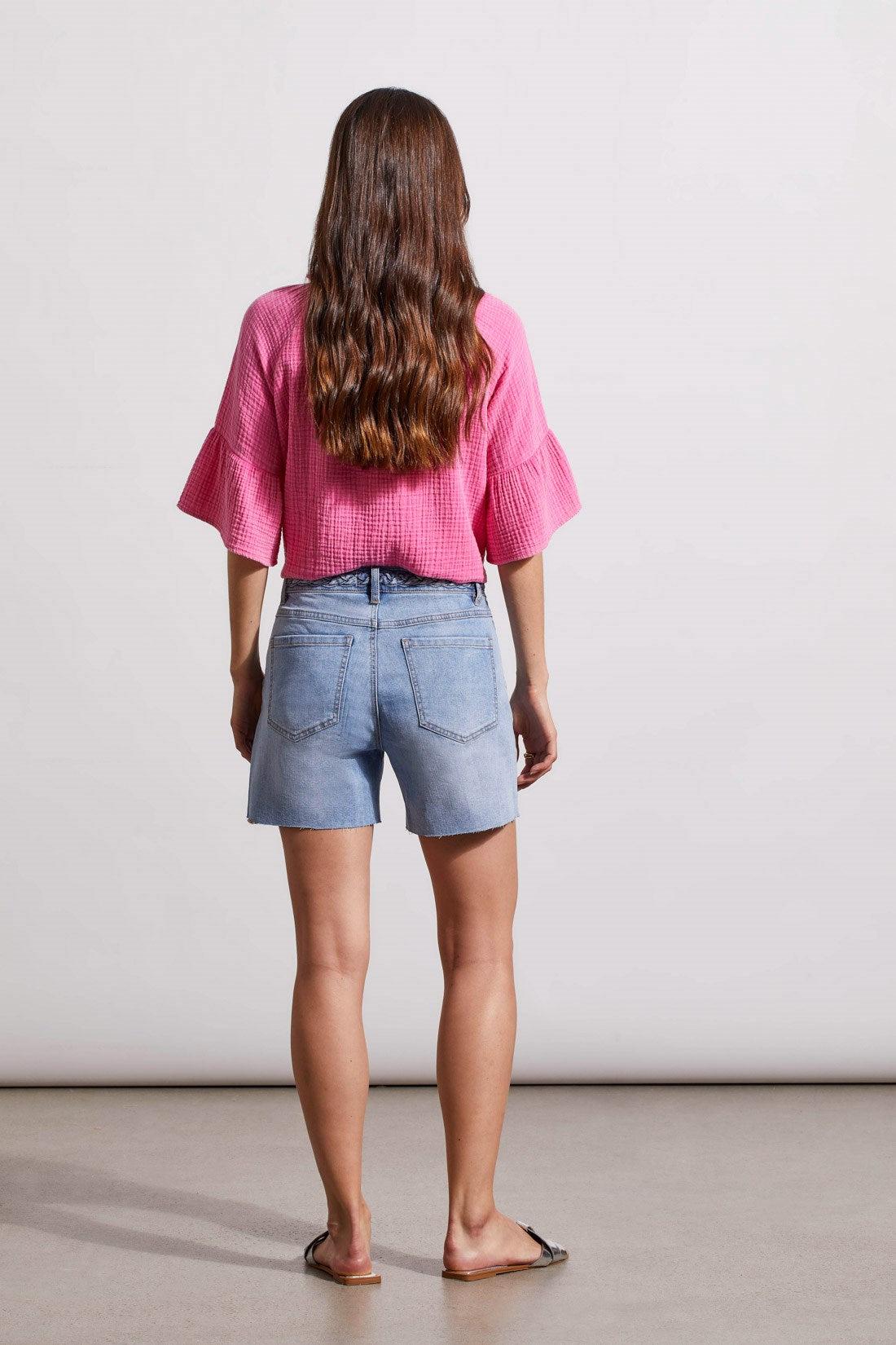 Audrey Girlfriend Denim Short- Beach Wash Product Image