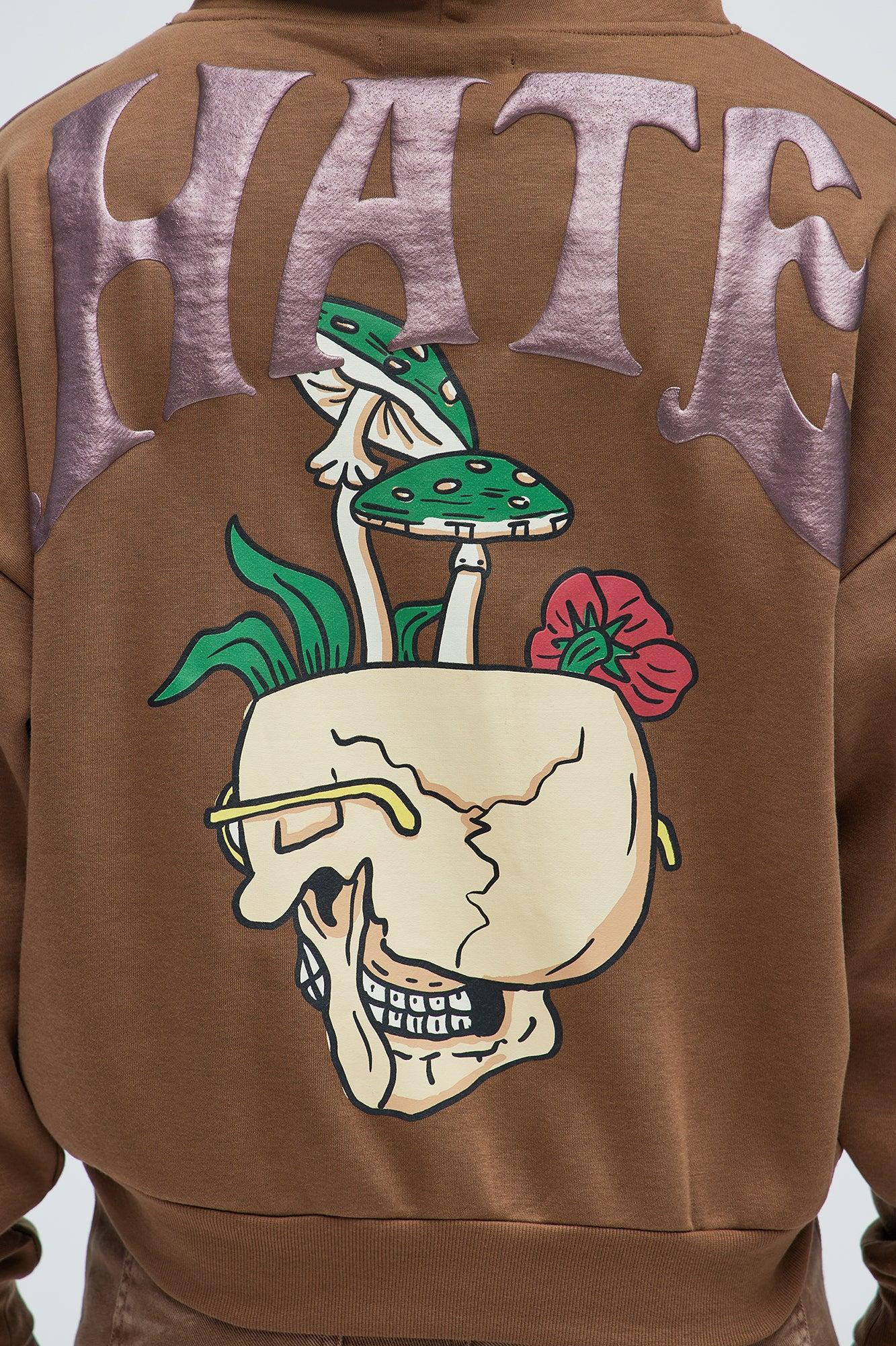 Don't Trip Just Trip Hoodie - Tan Product Image
