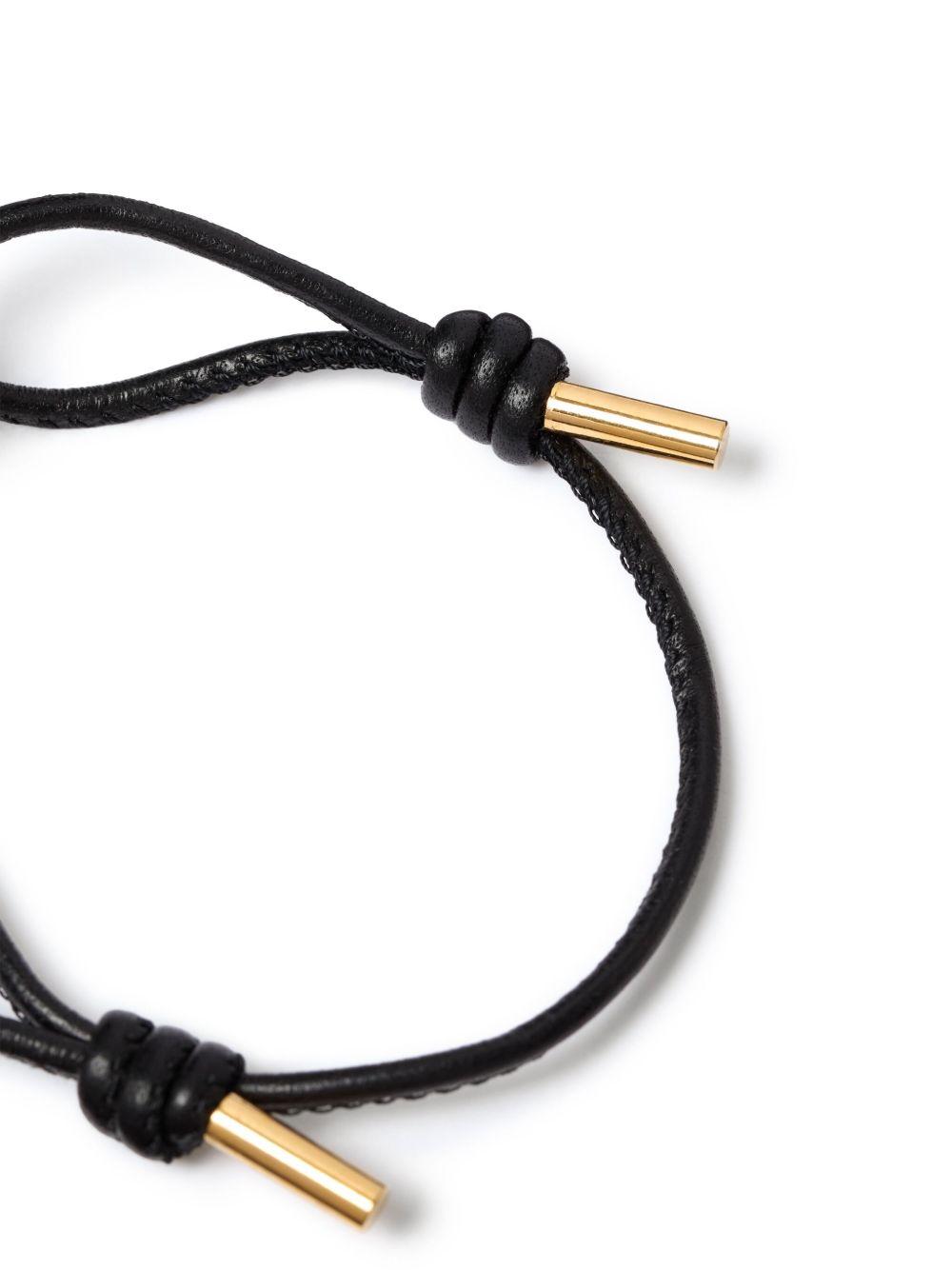 VLogo Signature leather bracelet Product Image