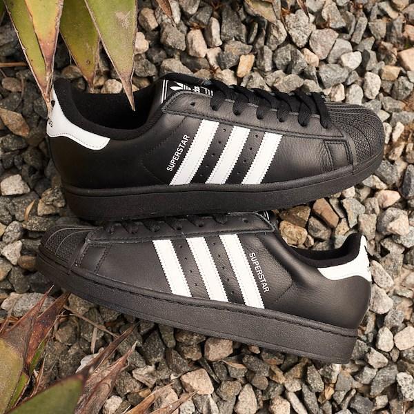 Womens adidas Superstar II Athletic Shoe - Core Black / White / Core Black Product Image