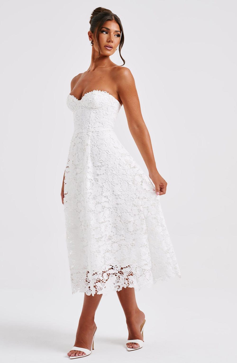 Ishani Midi Dress - Ivory Product Image