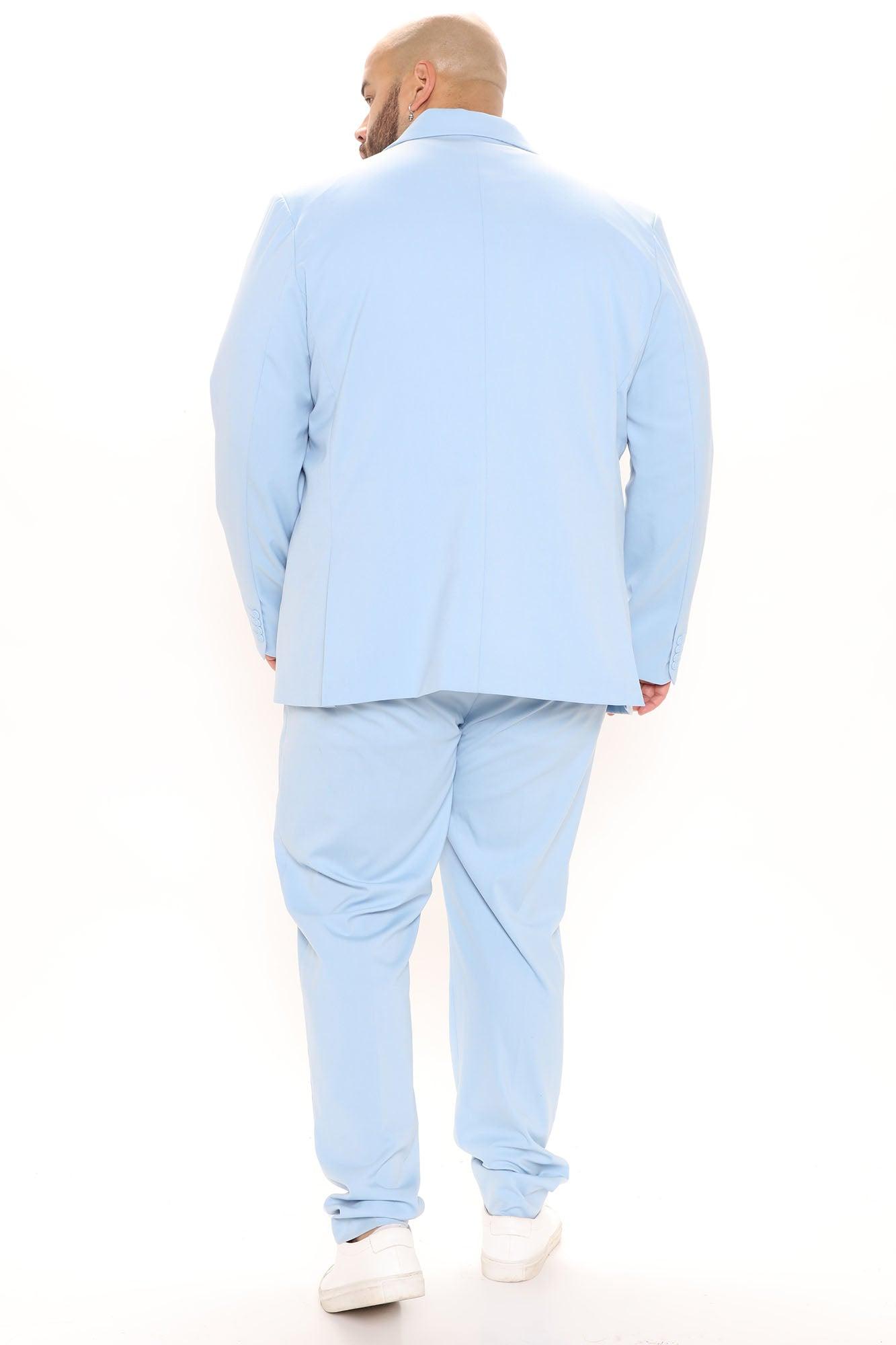 The Modern Stretch Slim Trouser - Light Blue Product Image