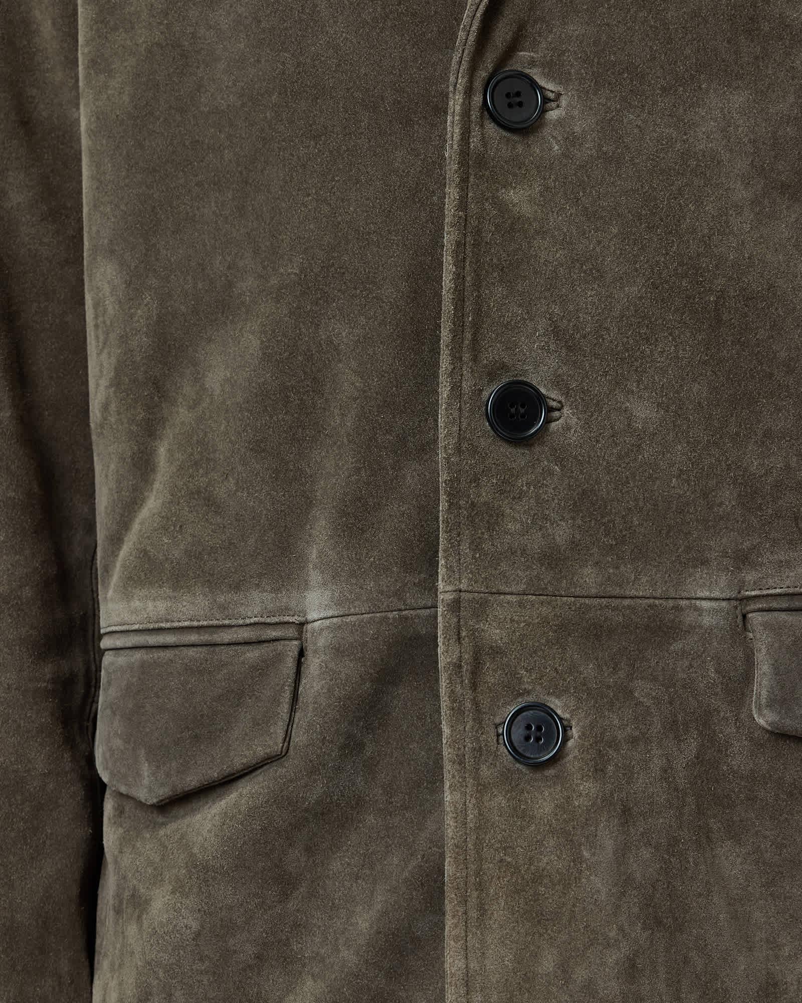 Hornett Suede Blazer GULL BROWN | ALLSAINTS US Product Image