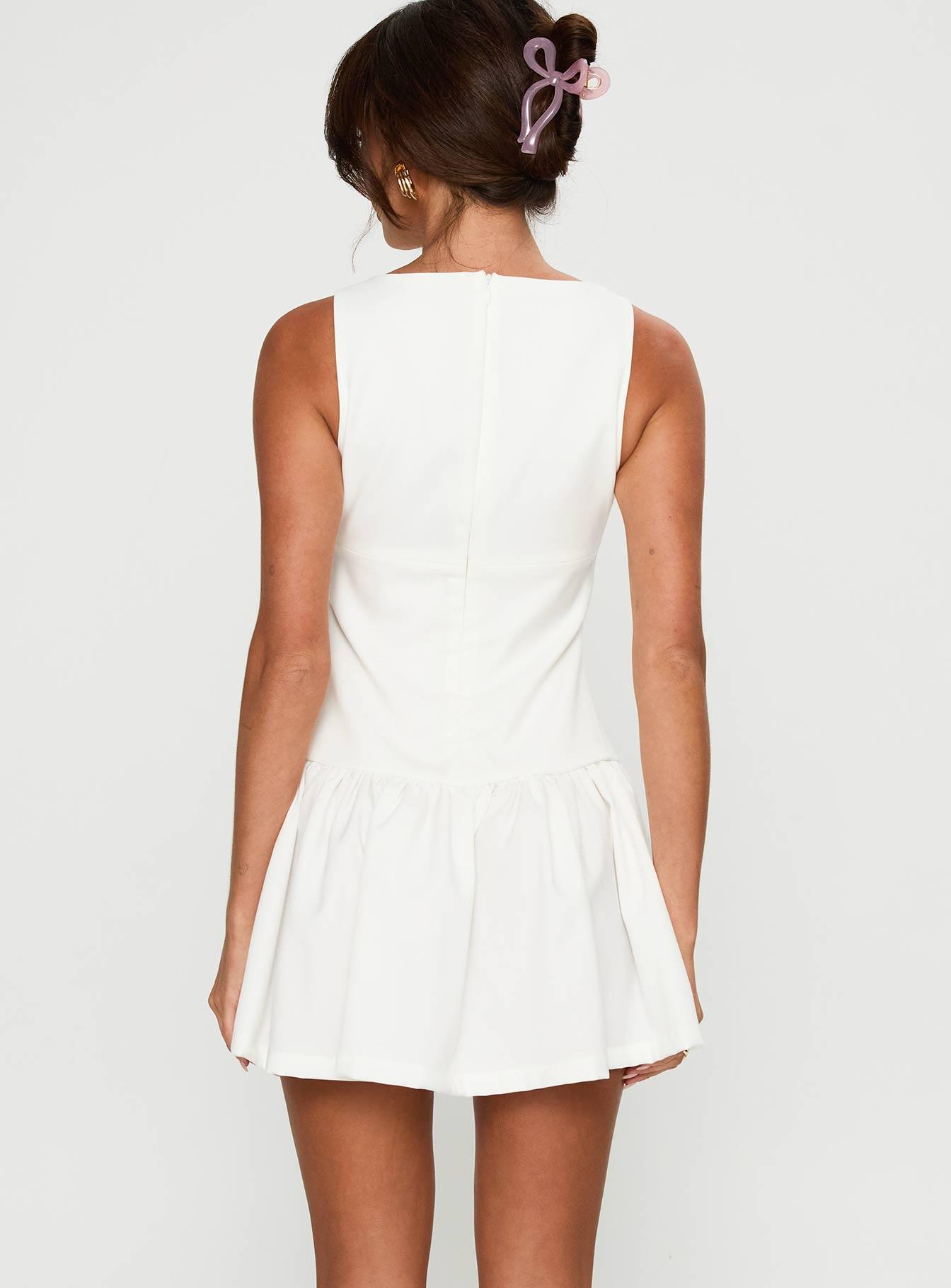 Milienne Mini Dress White Product Image
