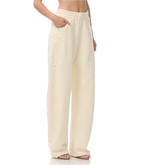 AFRM Ryan Coordinating Barrel Leg Fleece Sweatpants Product Image