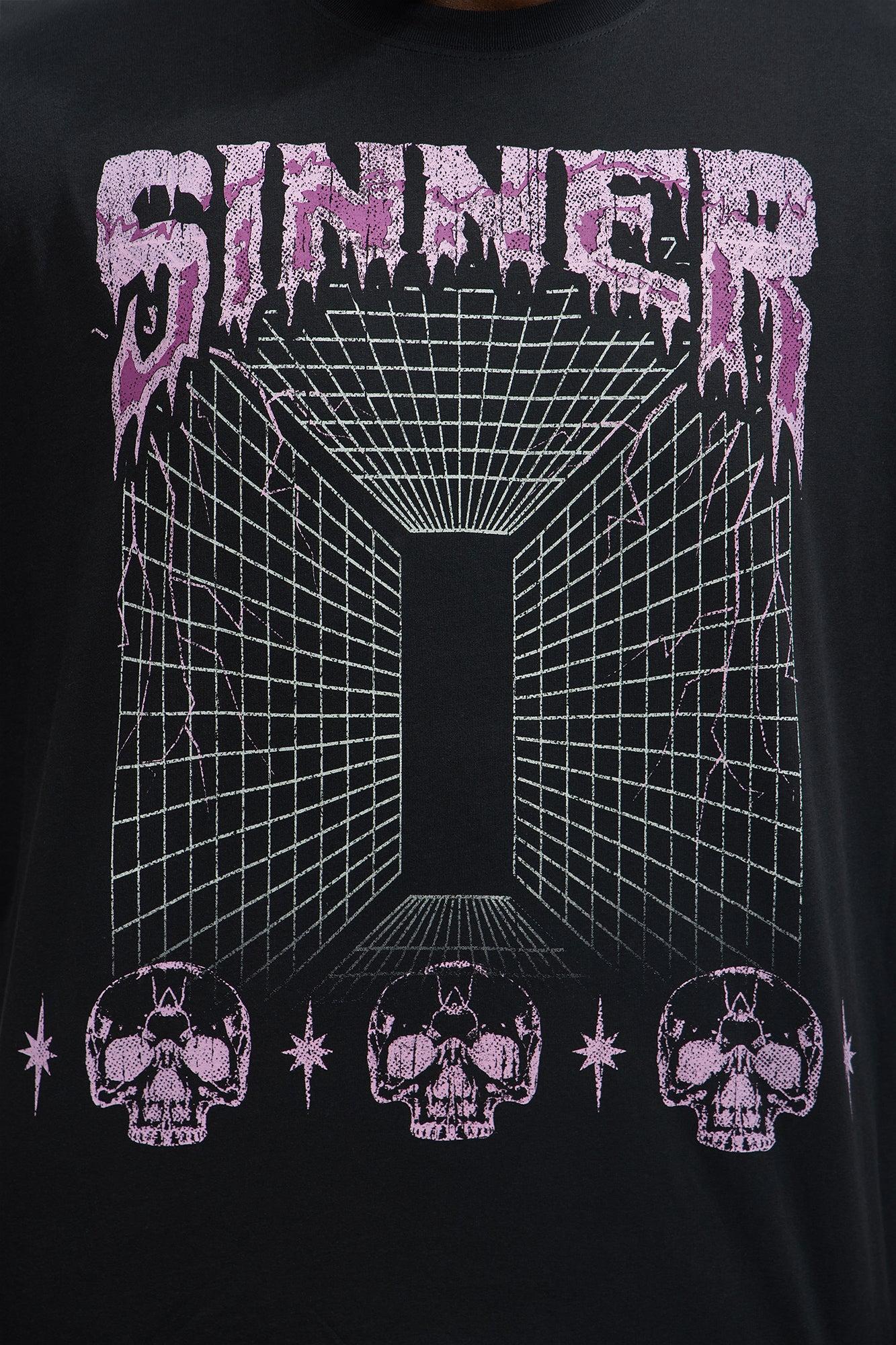 Sinner No Limits Oversized Short Sleeve Tee - Black Product Image