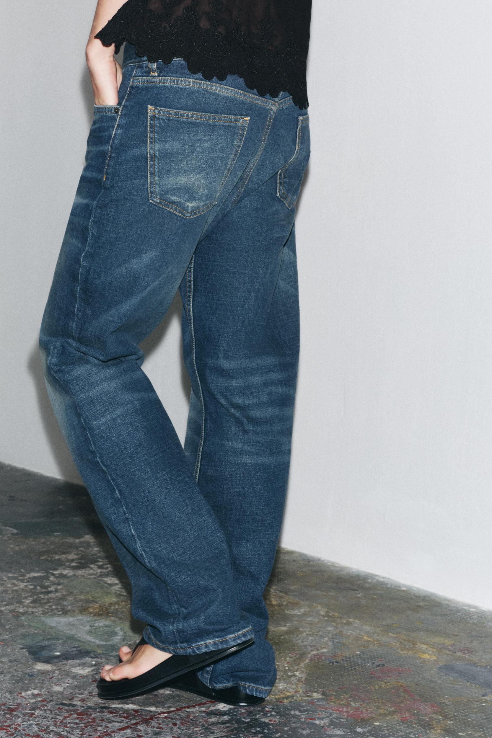 RELAXED MID WAIST JEANS ZW COLLECTION Product Image