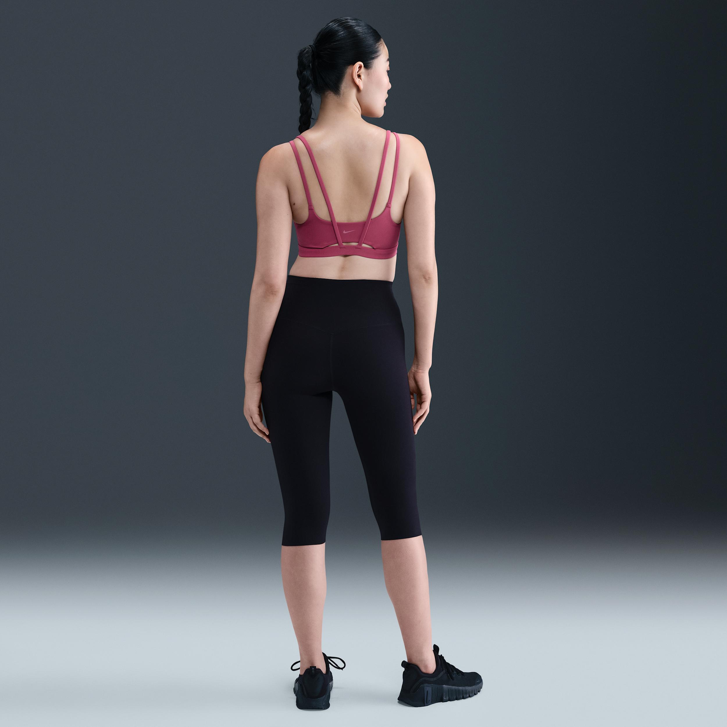 Nike Womens Zenvy Strappy Light-Support Padded Sports Bra | DO6608-635 Product Image