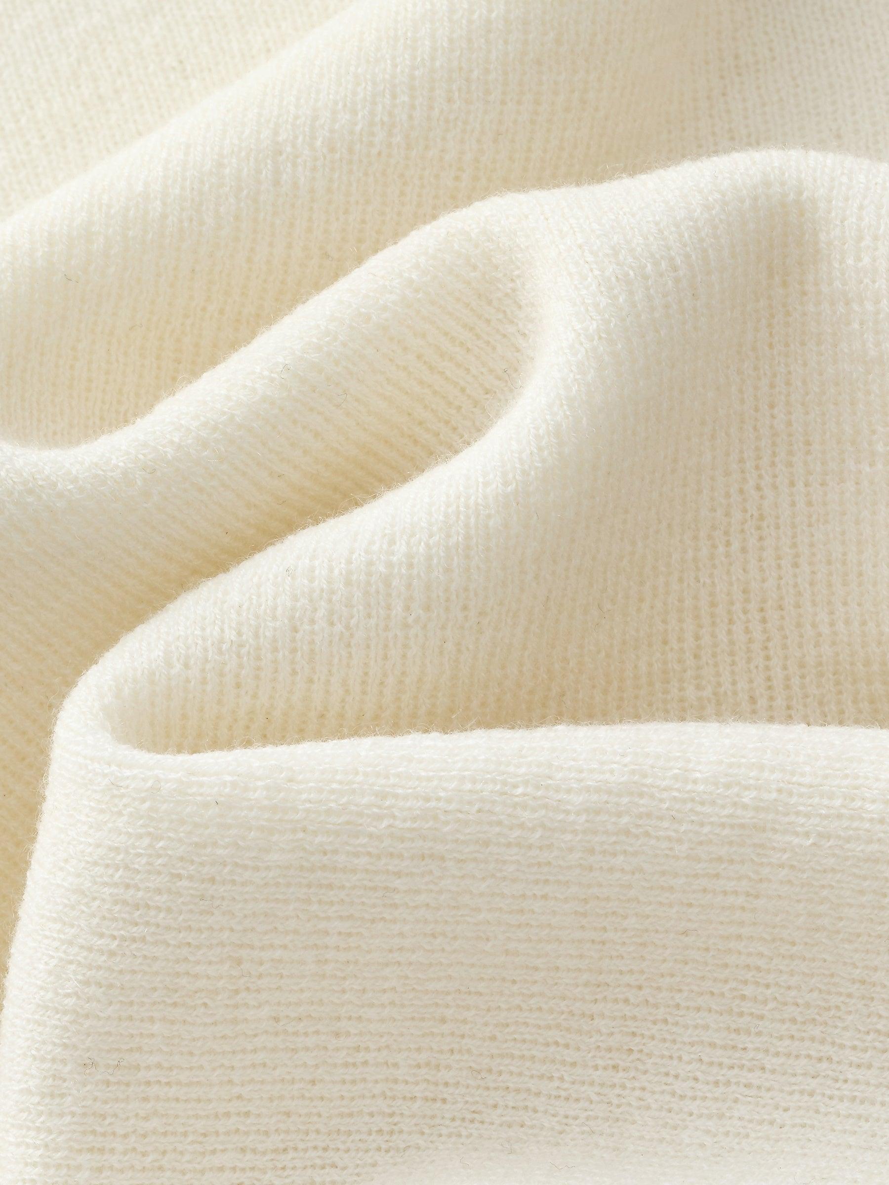 Wool Acetate Blend Boat Neck Side Drawstring Women Knit Top Product Image