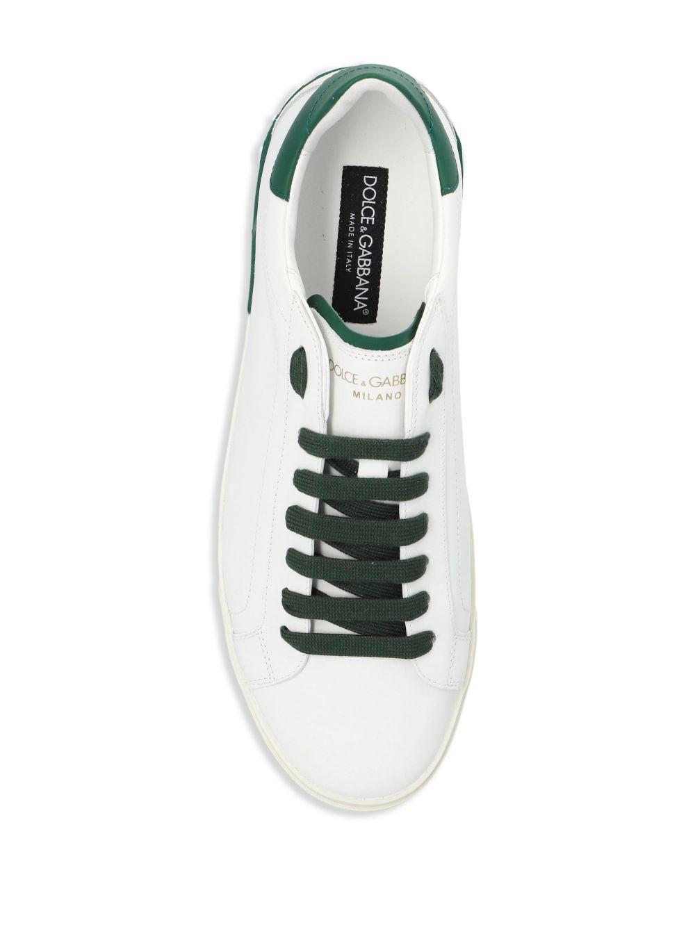 Portofino leather lace-up sneakers Product Image