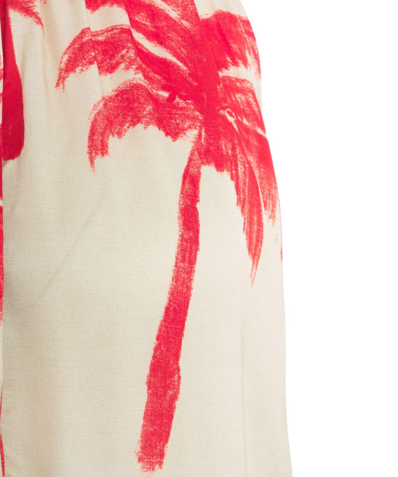 Satin maxi dress with print Product Image